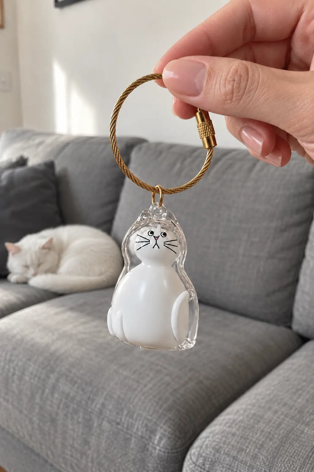 Sharon S. with her PawEverly keepsake